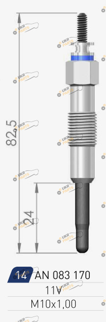 Свеча накаливания A-N PARTS 083 170